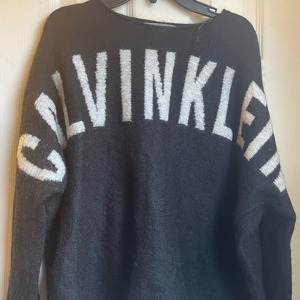 Calvin Klein jeans sari logo batwing sweater - Picture 4 of 8